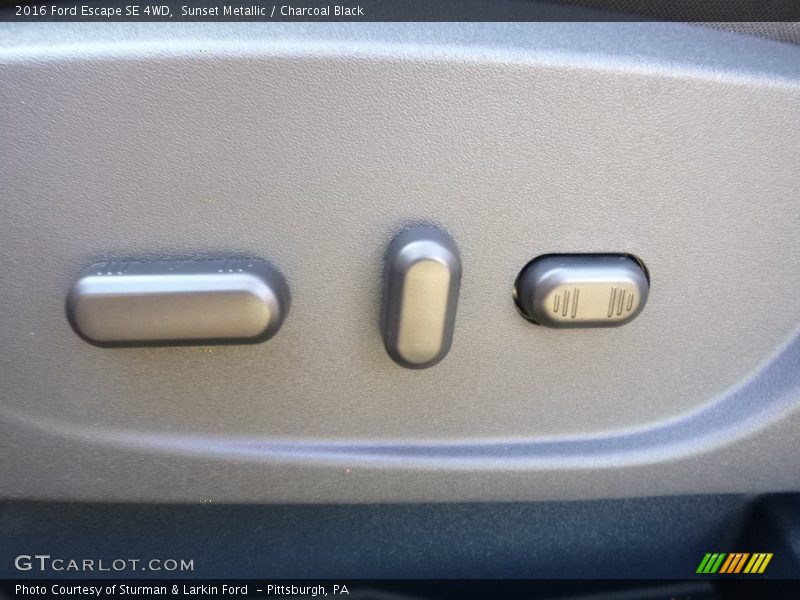 Sunset Metallic / Charcoal Black 2016 Ford Escape SE 4WD