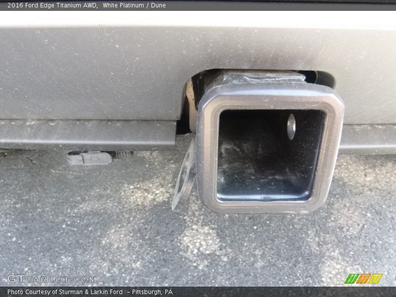 White Platinum / Dune 2016 Ford Edge Titanium AWD