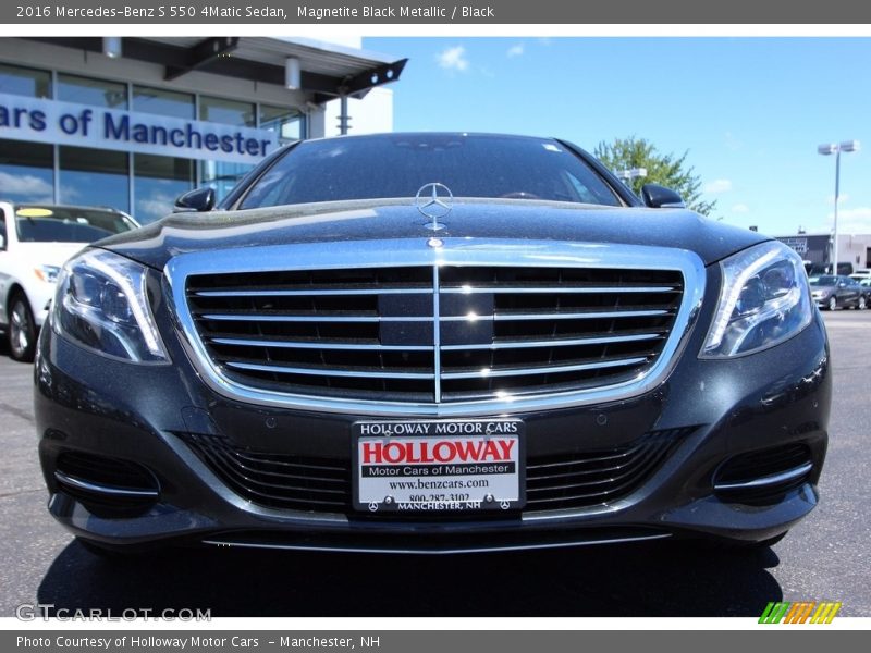 Magnetite Black Metallic / Black 2016 Mercedes-Benz S 550 4Matic Sedan