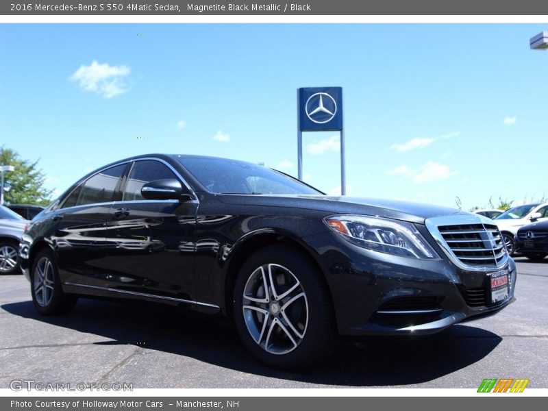 Magnetite Black Metallic / Black 2016 Mercedes-Benz S 550 4Matic Sedan