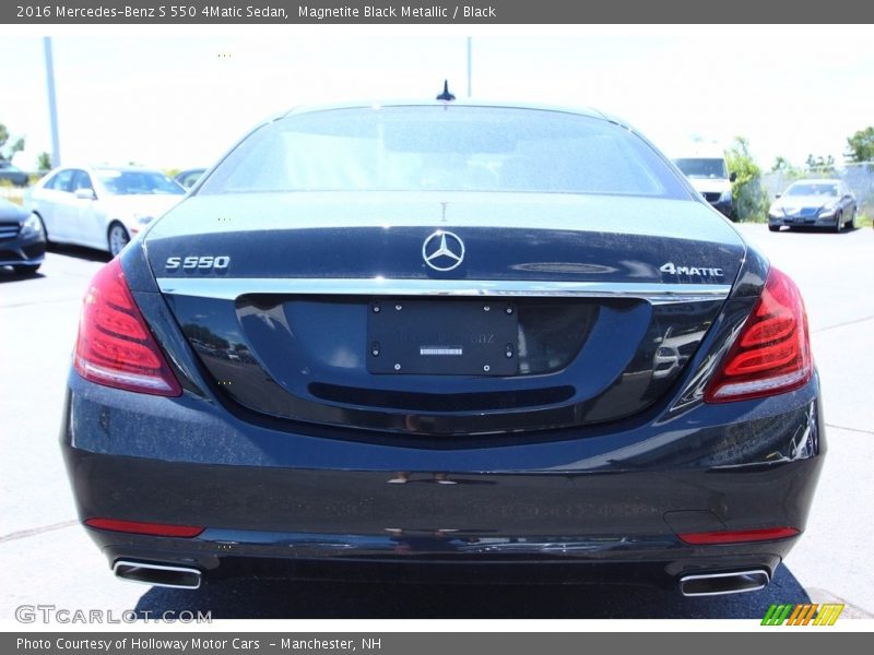 Magnetite Black Metallic / Black 2016 Mercedes-Benz S 550 4Matic Sedan
