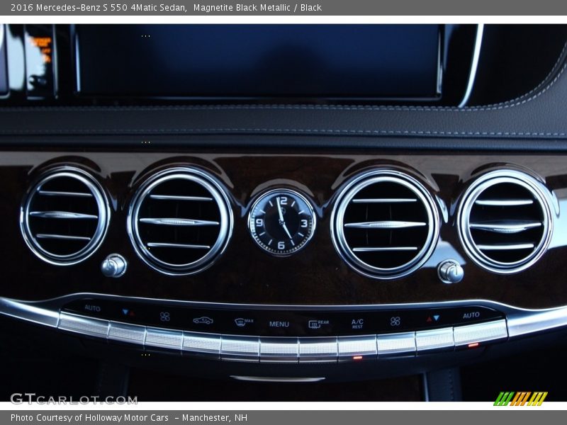 Magnetite Black Metallic / Black 2016 Mercedes-Benz S 550 4Matic Sedan