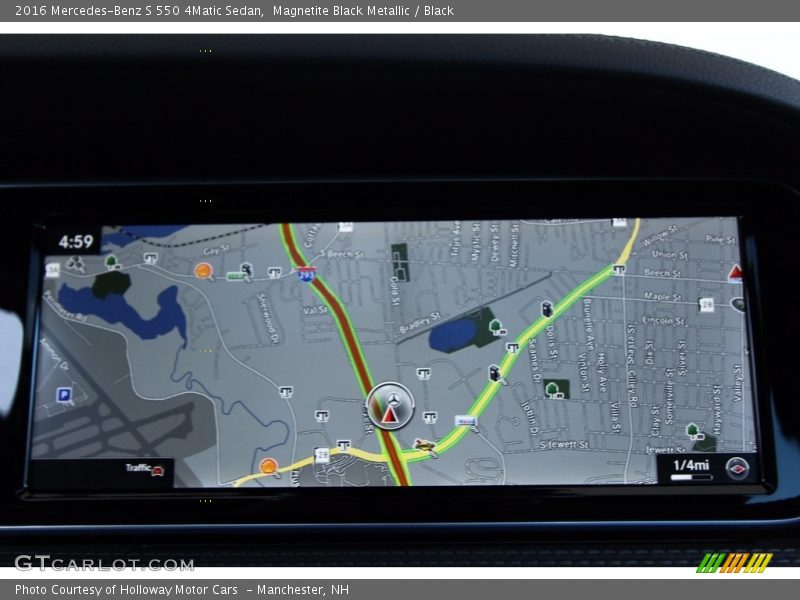 Magnetite Black Metallic / Black 2016 Mercedes-Benz S 550 4Matic Sedan