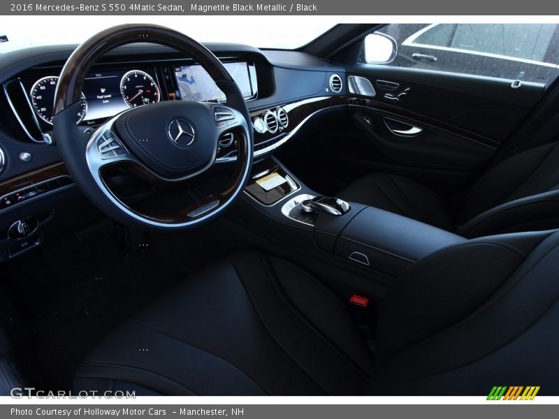 Magnetite Black Metallic / Black 2016 Mercedes-Benz S 550 4Matic Sedan