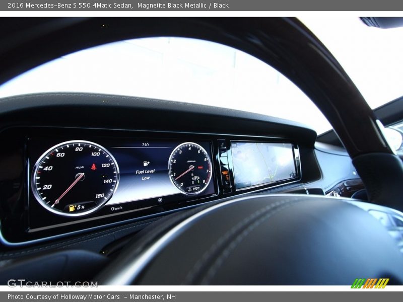 Magnetite Black Metallic / Black 2016 Mercedes-Benz S 550 4Matic Sedan