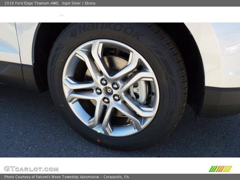Ingot Silver / Ebony 2016 Ford Edge Titanium AWD