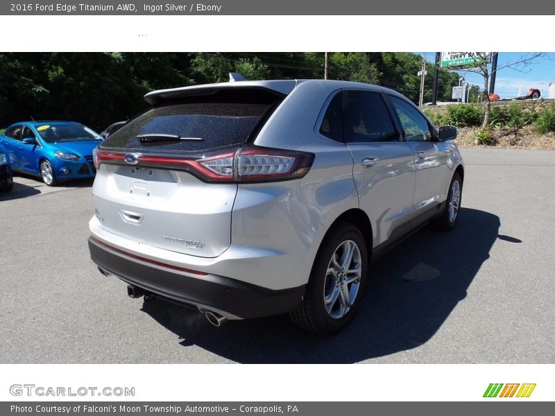 Ingot Silver / Ebony 2016 Ford Edge Titanium AWD