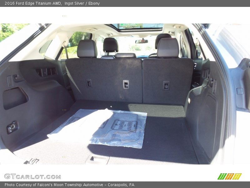 Ingot Silver / Ebony 2016 Ford Edge Titanium AWD