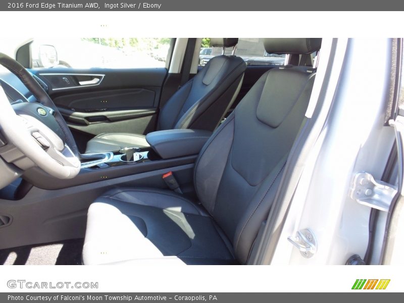 Ingot Silver / Ebony 2016 Ford Edge Titanium AWD