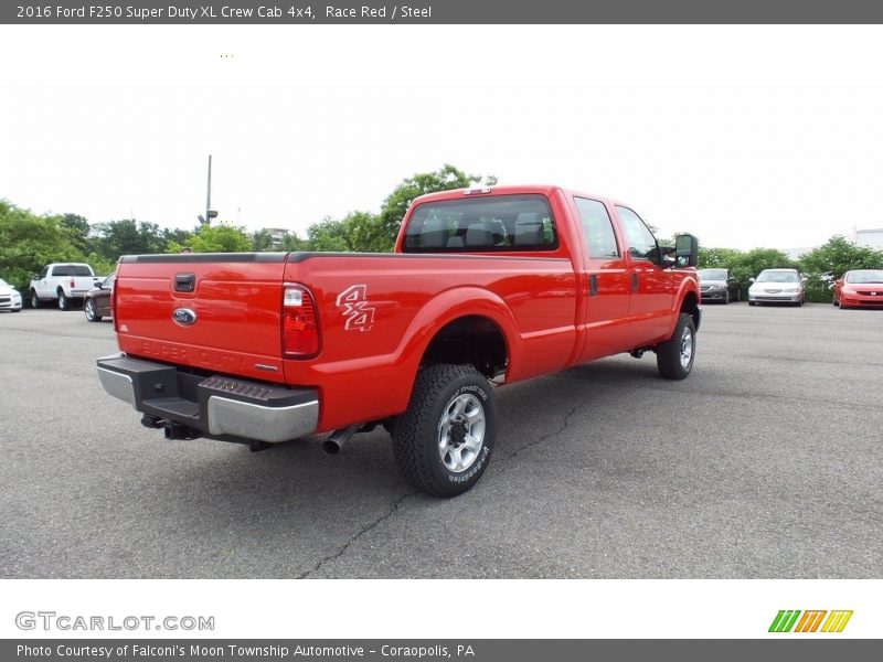 Race Red / Steel 2016 Ford F250 Super Duty XL Crew Cab 4x4