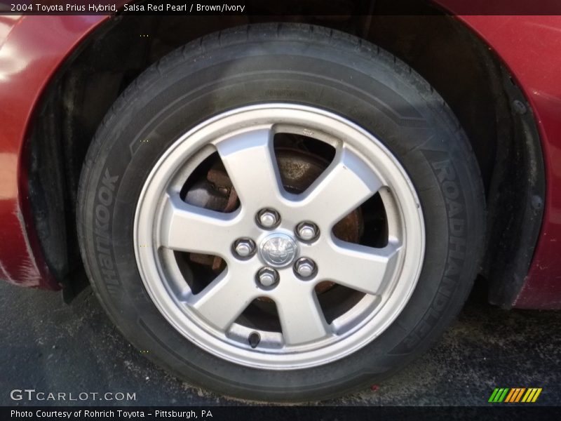 Salsa Red Pearl / Brown/Ivory 2004 Toyota Prius Hybrid