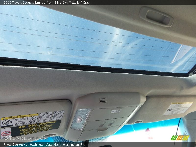 Silver Sky Metallic / Gray 2016 Toyota Sequoia Limited 4x4