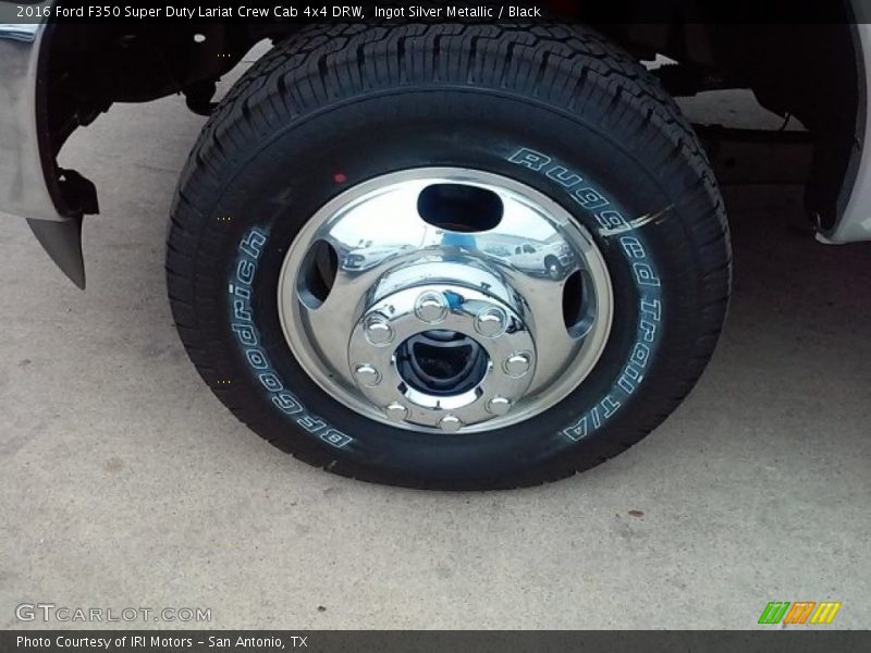 Ingot Silver Metallic / Black 2016 Ford F350 Super Duty Lariat Crew Cab 4x4 DRW
