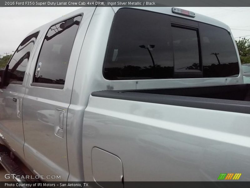 Ingot Silver Metallic / Black 2016 Ford F350 Super Duty Lariat Crew Cab 4x4 DRW