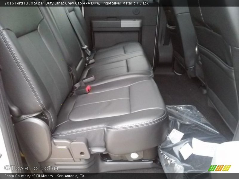 Ingot Silver Metallic / Black 2016 Ford F350 Super Duty Lariat Crew Cab 4x4 DRW