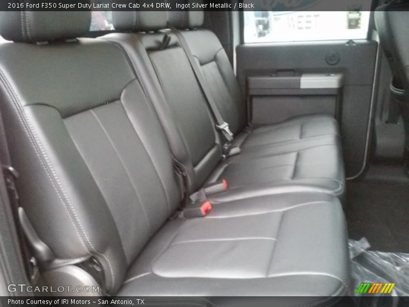 Ingot Silver Metallic / Black 2016 Ford F350 Super Duty Lariat Crew Cab 4x4 DRW