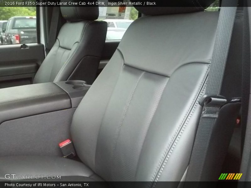 Ingot Silver Metallic / Black 2016 Ford F350 Super Duty Lariat Crew Cab 4x4 DRW