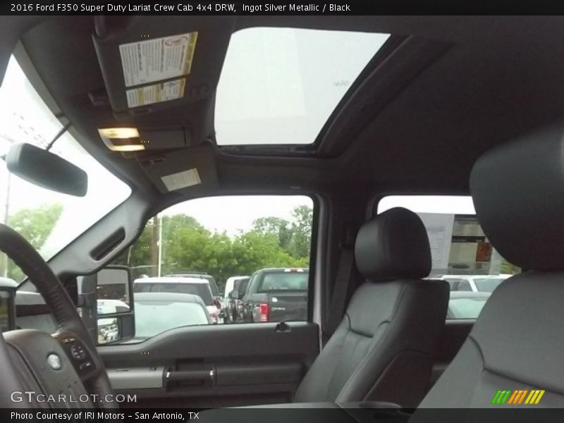 Ingot Silver Metallic / Black 2016 Ford F350 Super Duty Lariat Crew Cab 4x4 DRW