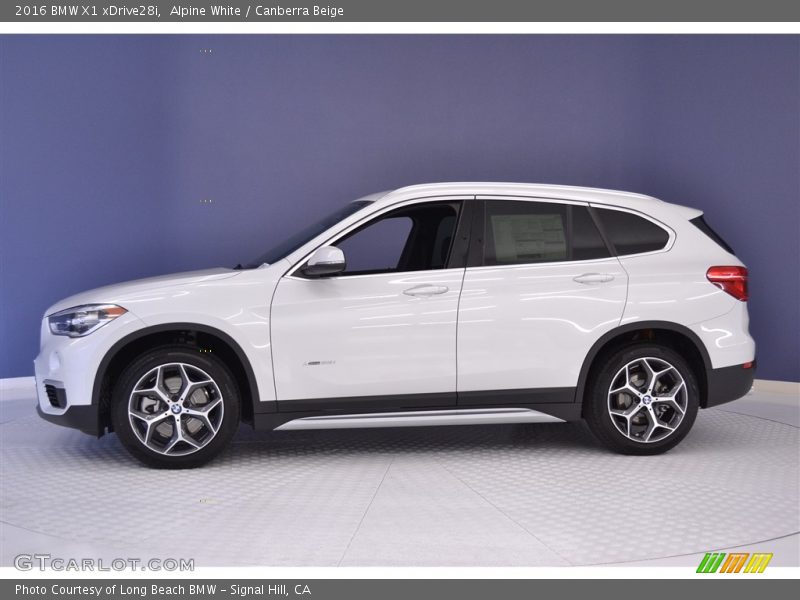 Alpine White / Canberra Beige 2016 BMW X1 xDrive28i