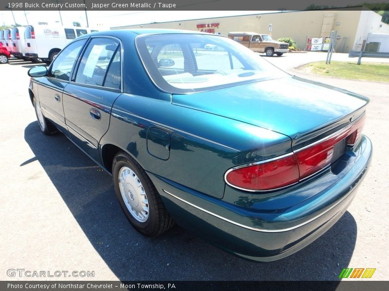 Jasper Green Metallic / Taupe 1998 Buick Century Custom