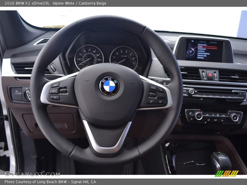 Alpine White / Canberra Beige 2016 BMW X1 xDrive28i