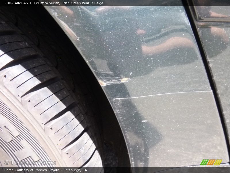 Irish Green Pearl / Beige 2004 Audi A6 3.0 quattro Sedan