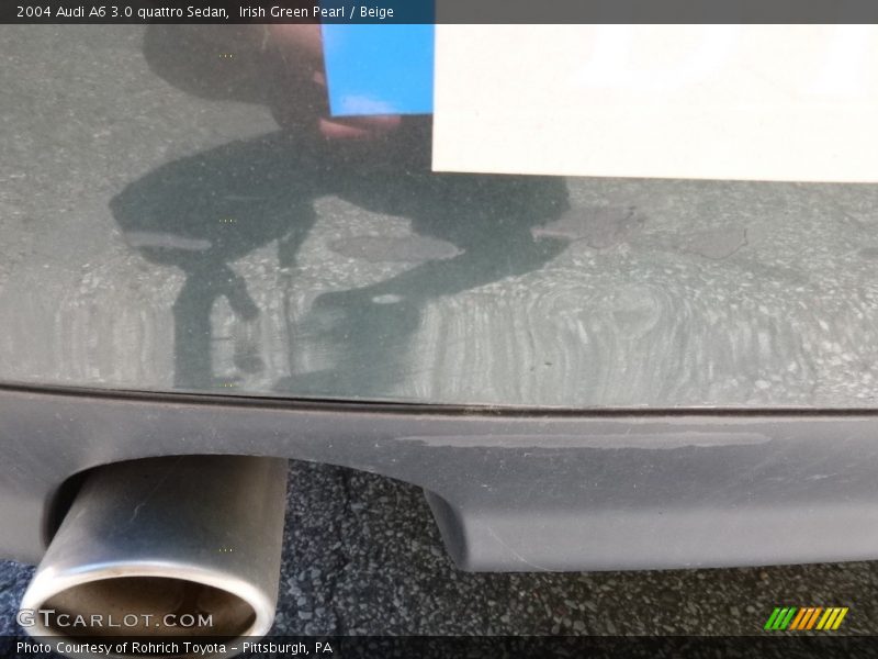 Irish Green Pearl / Beige 2004 Audi A6 3.0 quattro Sedan