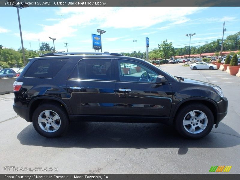 Carbon Black Metallic / Ebony 2012 GMC Acadia SL AWD