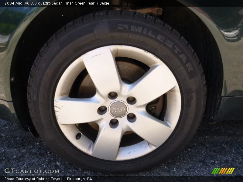 Irish Green Pearl / Beige 2004 Audi A6 3.0 quattro Sedan