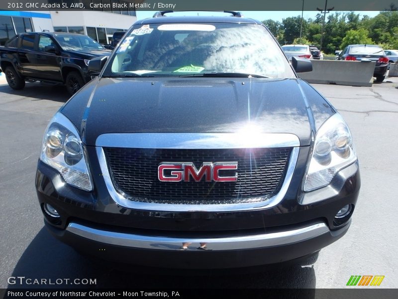Carbon Black Metallic / Ebony 2012 GMC Acadia SL AWD