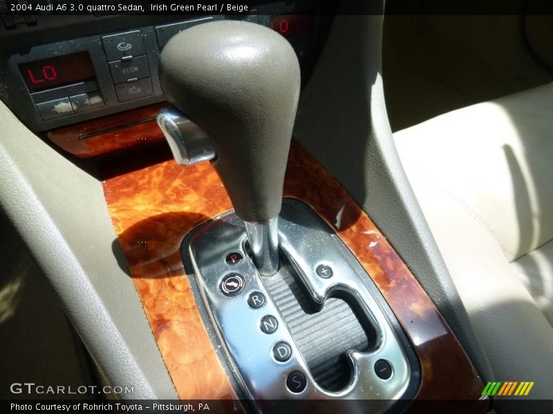 Irish Green Pearl / Beige 2004 Audi A6 3.0 quattro Sedan