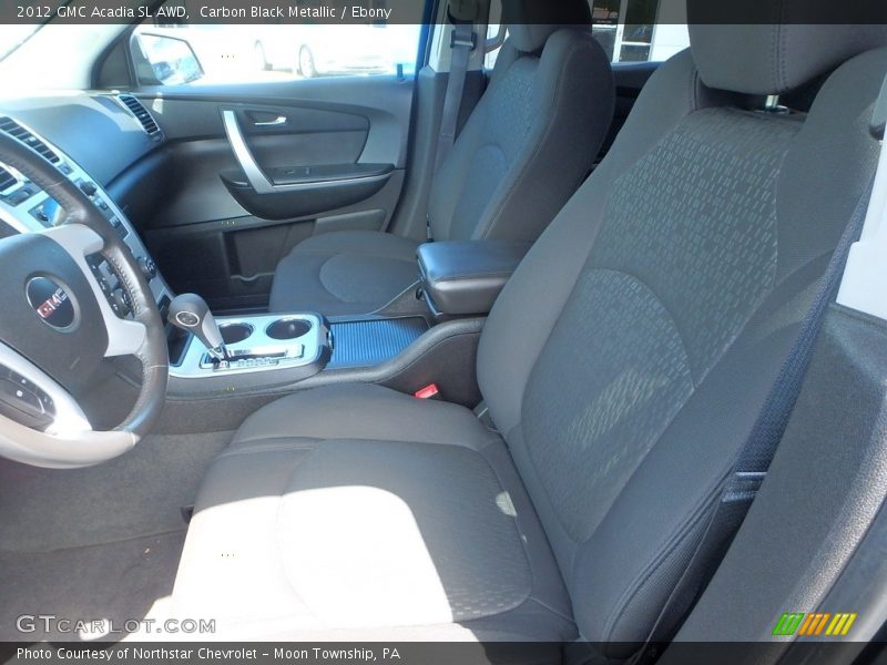 Carbon Black Metallic / Ebony 2012 GMC Acadia SL AWD