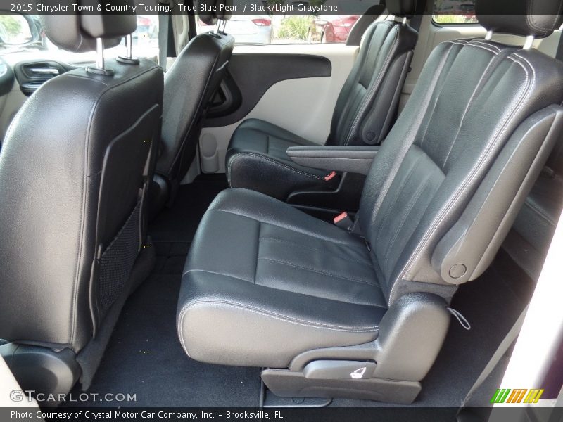 True Blue Pearl / Black/Light Graystone 2015 Chrysler Town & Country Touring