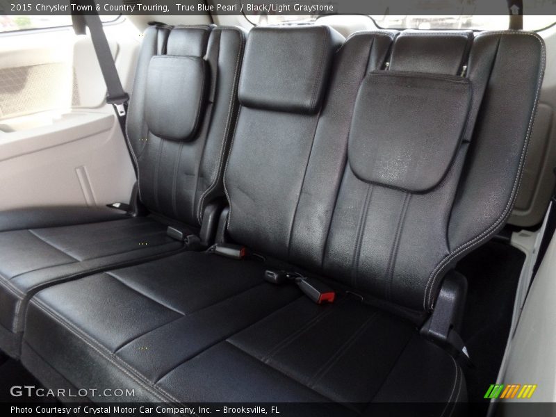 True Blue Pearl / Black/Light Graystone 2015 Chrysler Town & Country Touring