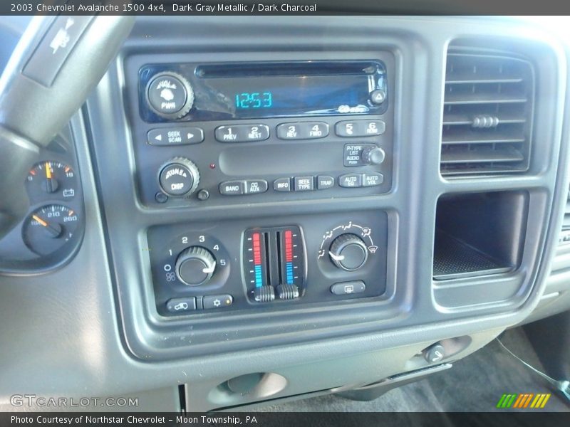Dark Gray Metallic / Dark Charcoal 2003 Chevrolet Avalanche 1500 4x4