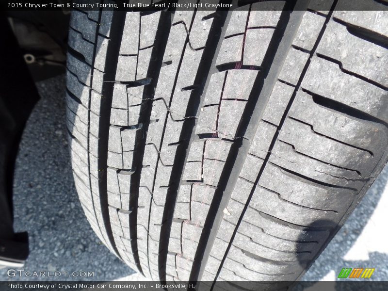 True Blue Pearl / Black/Light Graystone 2015 Chrysler Town & Country Touring