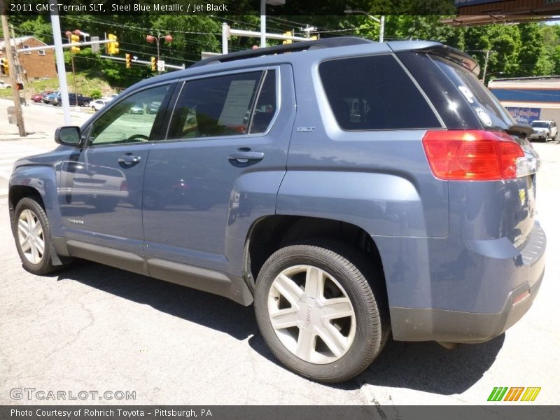 Steel Blue Metallic / Jet Black 2011 GMC Terrain SLT