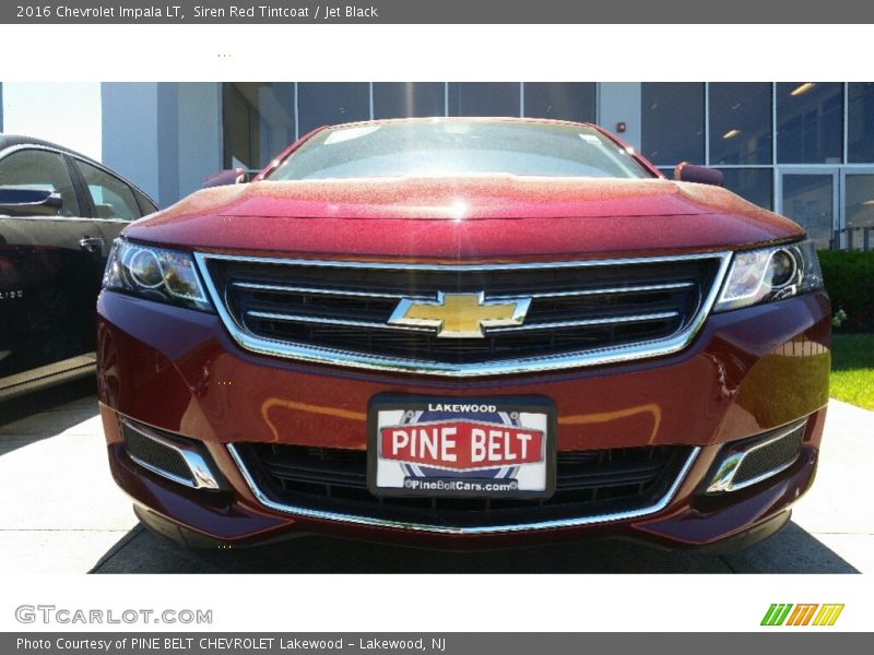 Siren Red Tintcoat / Jet Black 2016 Chevrolet Impala LT