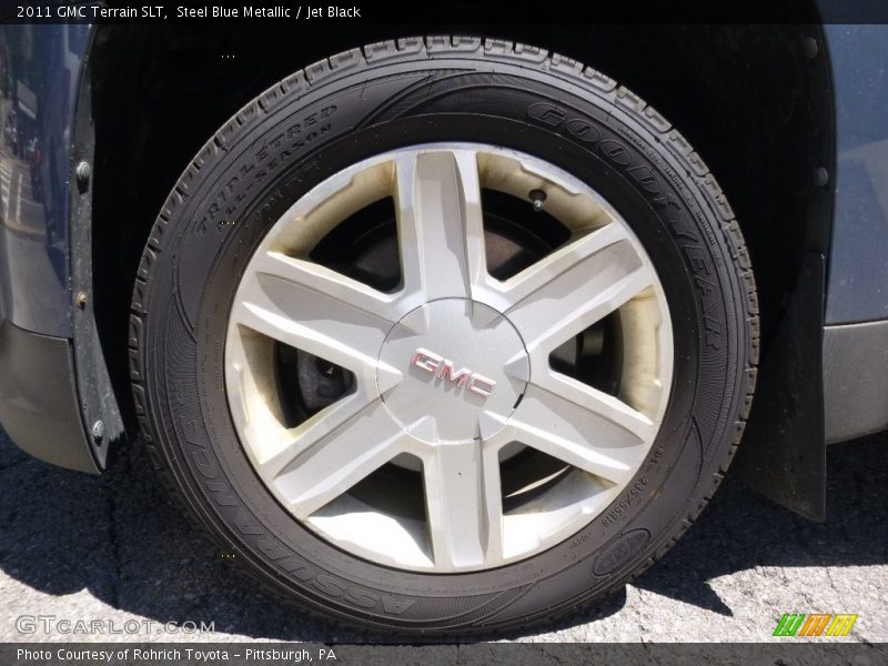 Steel Blue Metallic / Jet Black 2011 GMC Terrain SLT