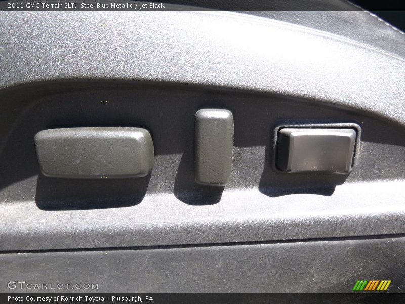 Steel Blue Metallic / Jet Black 2011 GMC Terrain SLT