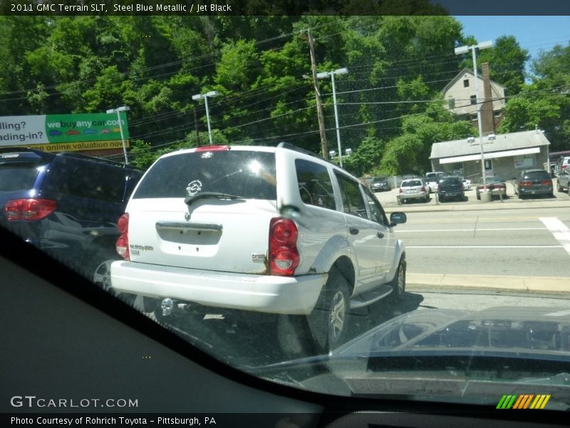Steel Blue Metallic / Jet Black 2011 GMC Terrain SLT