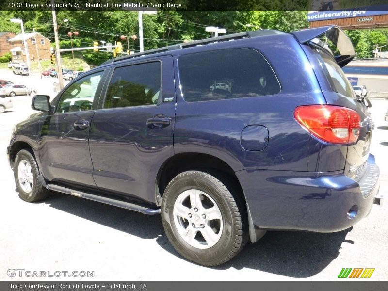 Nautical Blue Metallic / Sand Beige 2008 Toyota Sequoia SR5
