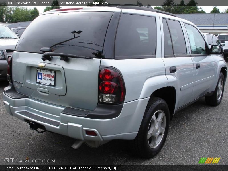 Silverstone Metallic / Light Gray 2008 Chevrolet TrailBlazer LS
