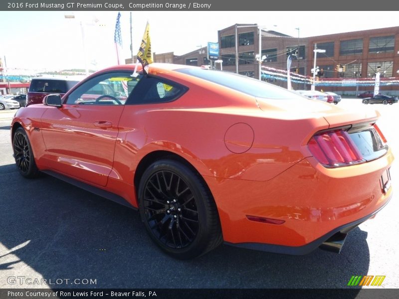 Competition Orange / Ebony 2016 Ford Mustang GT Premium Coupe