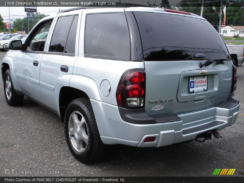 Silverstone Metallic / Light Gray 2008 Chevrolet TrailBlazer LS