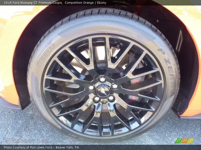 Competition Orange / Ebony 2016 Ford Mustang GT Premium Coupe