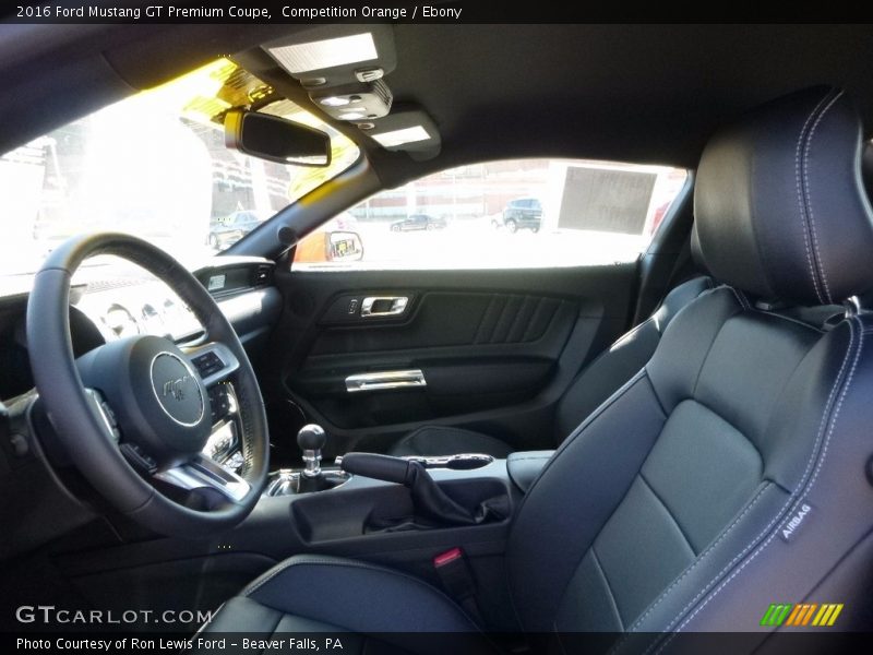 Competition Orange / Ebony 2016 Ford Mustang GT Premium Coupe