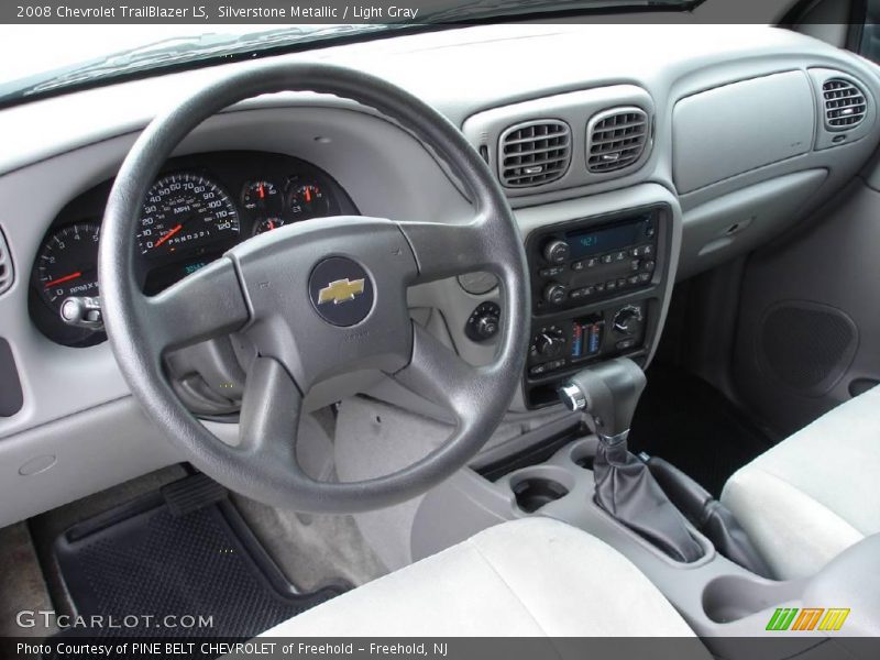 Silverstone Metallic / Light Gray 2008 Chevrolet TrailBlazer LS