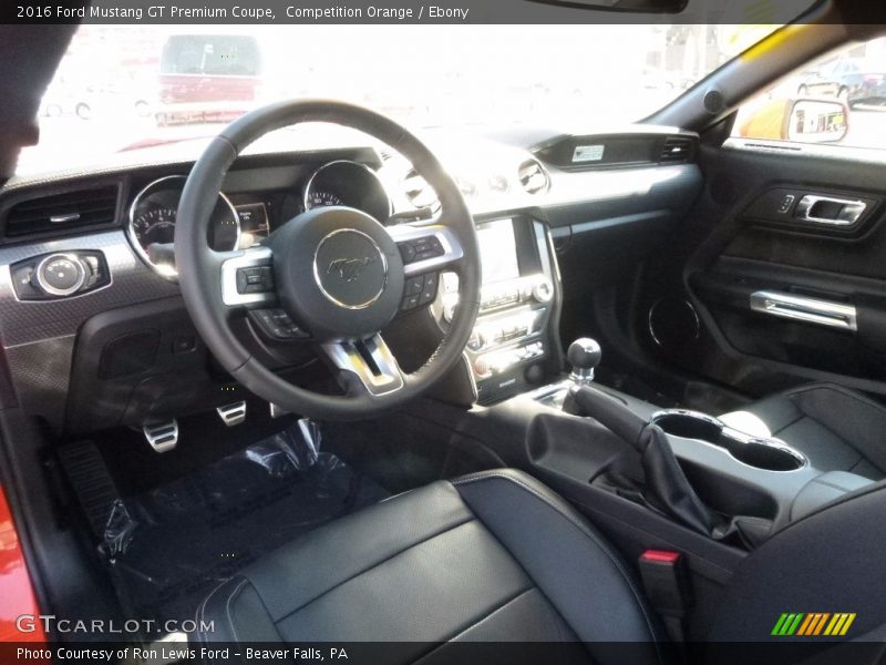 Competition Orange / Ebony 2016 Ford Mustang GT Premium Coupe