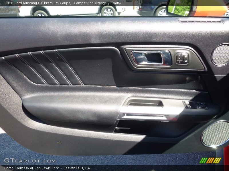 Competition Orange / Ebony 2016 Ford Mustang GT Premium Coupe